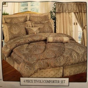 Unopened 4 Piece Tivoli Queen Comforter Set